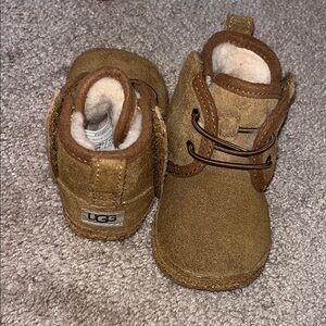 UGG Kids Tan Suede Boots
